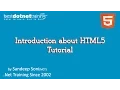 HTML5 Tutorials - 1