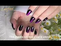 Blue Rose 3D Press On Nails with Moon Charms - Long Coffin Nails