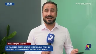 Operação em casa noturna de Canoinhas prende três suspeitos e apreende drogas