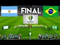 Brazil VS Argentina 🔥FINAL COPA AMERICA 2021 | eFootball PES 2021 |