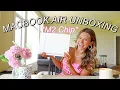 M2 MACBOOK AIR UNBOXING starlight customize my new 2022 MacBook Air with me