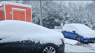 عاصفة ثلجية تكسح اوهايو الامريكية 