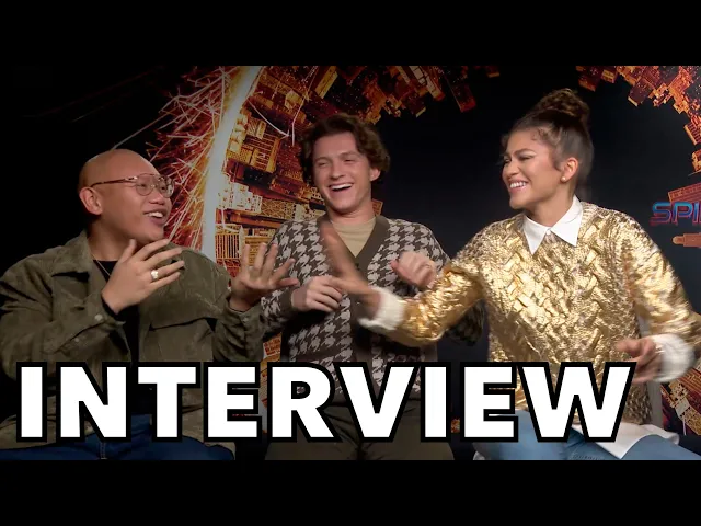 SPIDER-MAN: NO WAY HOME | Tom Holland, Zendaya, Jacob Batalon Talk Tobey Maguire and Andrew Garfield