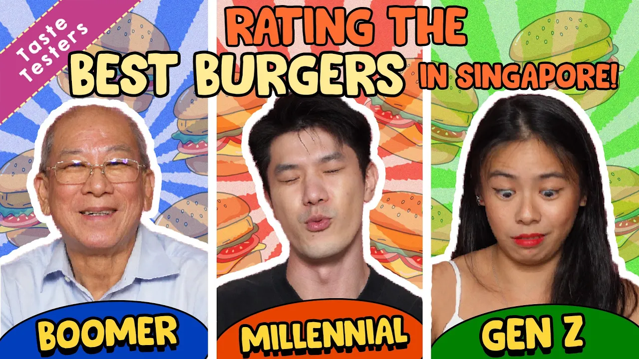 Rating The Best Chicken Burgers In Singapore!   Generation Wars   EP 1