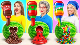 Me Vs Grandma Cooking Challenge Crazy Challenge By Multi DO 