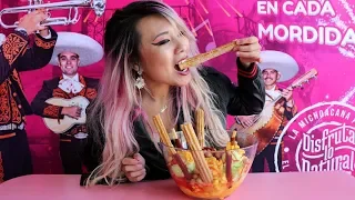 MASSIVE Mangonada In RainaBowl From La Michoacana Plus In San Fernando Valley 