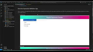 Email Phone and Post Code Validation WebApp Using JavaScript