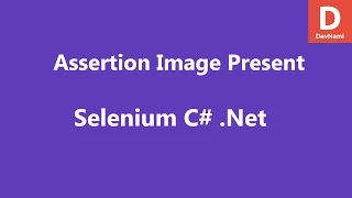 Selenium C Assert Image Present