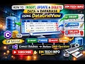 How to Insert Update Delete Data in Database Using DataGridView C Tutorial RM Tech Info