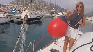 Hit by a Thunderstorm! The whole bay is  full of rubbish. Sailing Ocean Fox Ep 28
