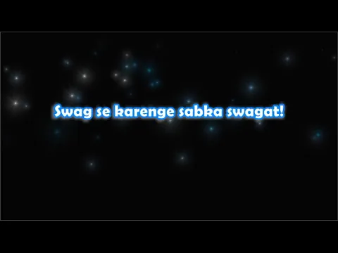 Download MP3 Swag Se Swagat - Tiger Zinda Hai - Karaoke with Lyrics
