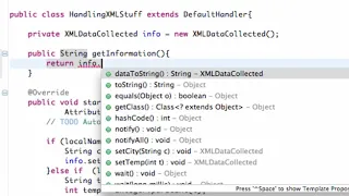 Android Developing Applications Tutorial 159 Finishing XML parser