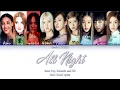 Icona Pop, Saweetie and IVE - All Night (Color Coded Lyrics)