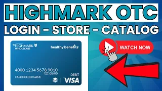 Highmark OTC Store Login Catalog
