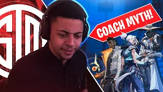 Coach Myth Reacts to TSM vs 100T & Cloud9 (BEST MOMENTS - Valorant)