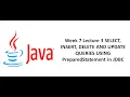 SLECT INSERT DELETE AND UPDATE QUERIES using PreparedStatement in JDBC