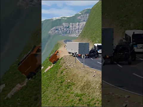 Realistic Highway Car Crashes #439