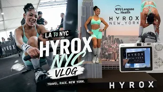 I Flew Across the Country for HYROX NYC🗽🥵 Race Weekend Vlog | jasmeannnn