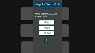 Can You Ace This Challenging Irregular Verbs Quiz 