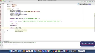 Java Swing 5 - JButton Layout Manager and Color Bangla