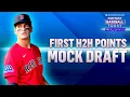 BIG RISERS In Our First 2026 H2H Points Mock Draft Fantasy Baseball Advice