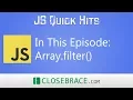 JS Quick Hits - Array filter