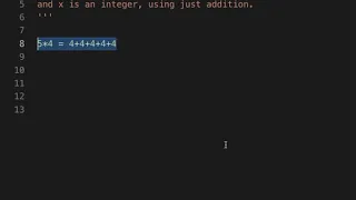 Multiplication using Recursive Addition in Python