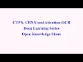 CTPN CRNN and Attention-OCR Deep Learning Series Open Knowledge Share