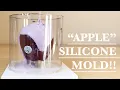 Apple Silicone Mold Filled with Apple Juice