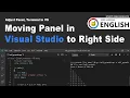 Moving Terminal Panel in Visual Studio Adjust Visual Studio Panels