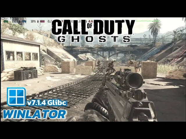 Winlator Glibc - Gameplay Call Of Duty Ghost (Windows) On Android