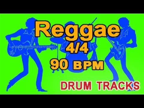 Download MP3 Drum Backing Track - Reggae, 4/4 - [90 BPM]