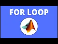 How to Make a For Loop in MATLAB MATLAB Tutorial Part