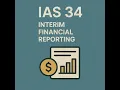 IAS 34 Interim Financial Reporting