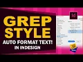 InDesign GREP Style Explained Auto Format Numbers Quotes Brackets