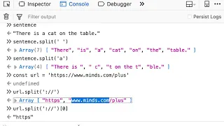 fff8-25 Splitting a URL string into an Array in JavaScript