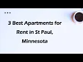 3 Best Apartments for Rent in St Paul Minnesota Rental Properties