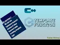 Templates in C function template in c in hindi