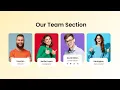 How to Create Team Section using HTML and CSS Team Section HTML CSS