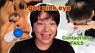 Cosplay contacts GONE WRONG