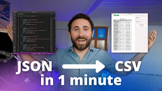 How to convert a JSON to CSV in 1 minute JSON to CSV