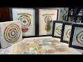 Gel Print Art Ep 47 New Art Pieces Working On a 16x20 Canvas