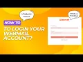 How to login into Webmail account Step by Step Guide 2025