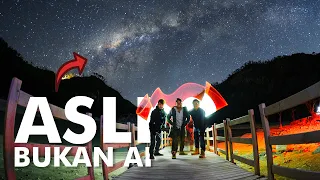 TERNYATA SECANTIK INI !!! Foto Milky Way Sampe Tidur di Kawah Putih
