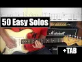 Download Lagu 50 Easy Guitar Solos + TAB