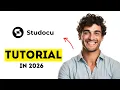 How to Use Studocu AI to Create AI Study Notes Quizzes in 2026 Easy Tutorial