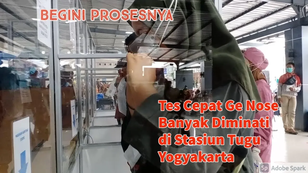 Tes GeNose Digunakan di Stasiun Pasar Senen dan Stasiun Tugu Yogyakarta - BIP 05/02. 