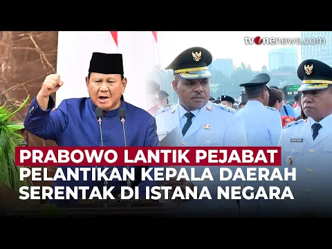 Hari Ini, Pertama Kalinya 961 Kepala Daerah Dilantik di Istana Kepresidenan