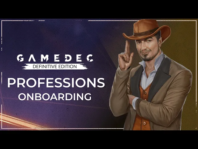 Gamedec Mechanics Onboarding -  Professions