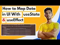 How to Map Data in React using useState and useEffect Hooks Complete Guide